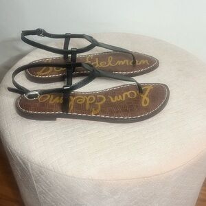 Sam Edelman Black Leather Sandals